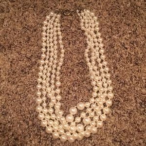 Boutique Pearl 3 Strand Necklace
